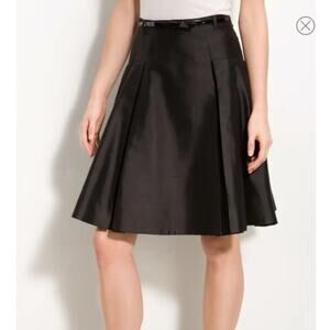 Kate Spade New York Louella Skirt Black Size 00 A-Line Silk Blend Lined